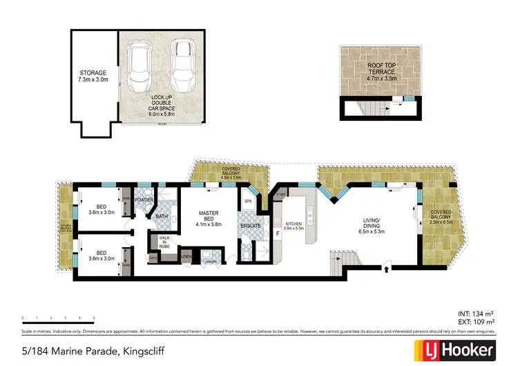 Floorplan of Homely unit listing, 5/184 Marine Parade, Kingscliff NSW 2487