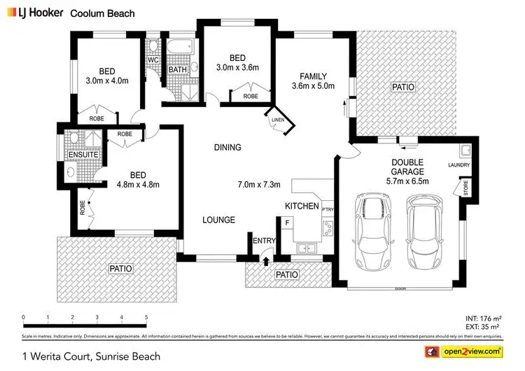 Floorplan of Homely house listing, 1 Werita Court, Sunrise Beach QLD 4567