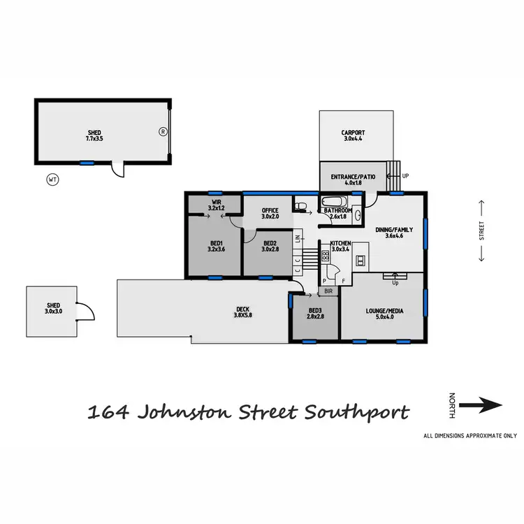 Floorplan of Homely house listing, 164 Johnston Street, Southport QLD 4215