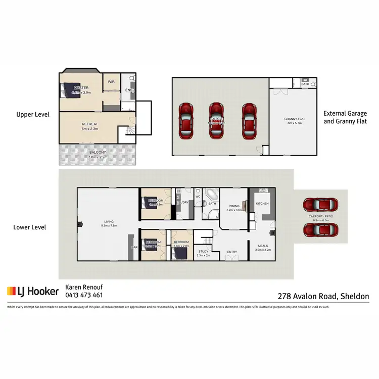 Floorplan of Homely house listing, 278 Avalon Road, Sheldon QLD 4157