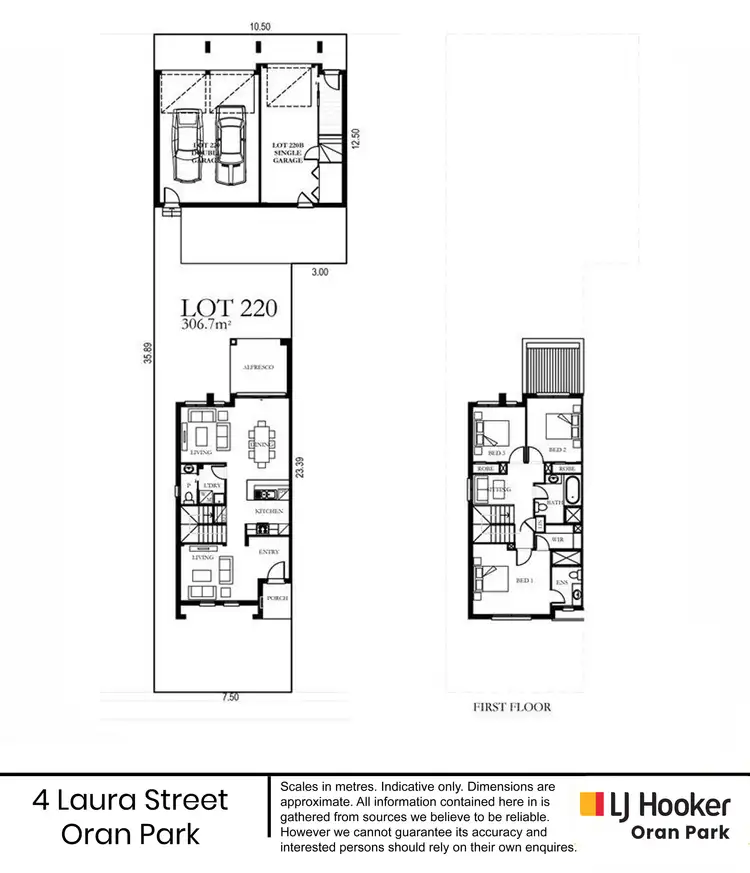 Floorplan of Homely house listing, 4 Laura Street, Oran Park NSW 2570