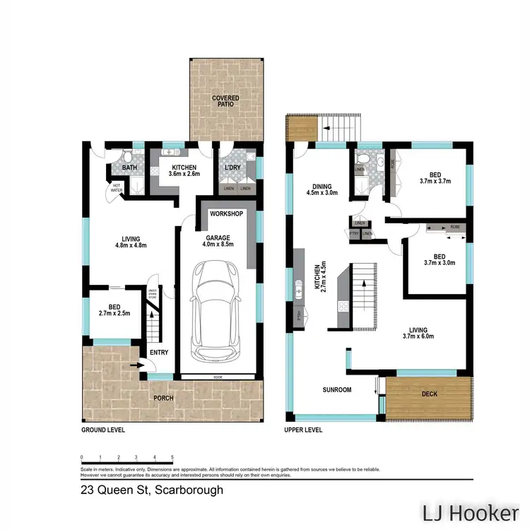 Floorplan of Homely house listing, 23 Queen Street, Scarborough QLD 4020