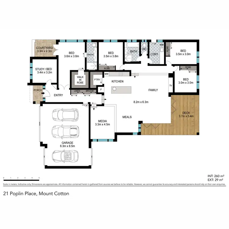 Floorplan of Homely house listing, 21 Poplin Place, Mount Cotton QLD 4165