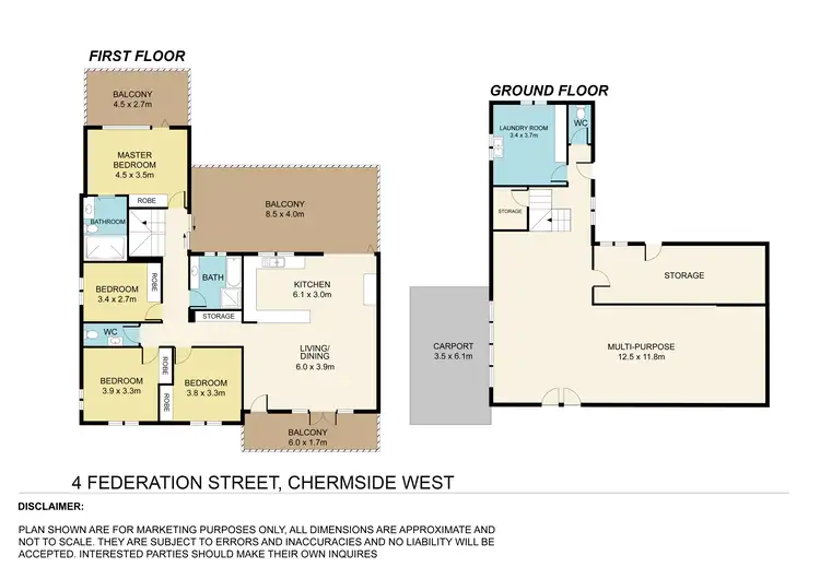 Floorplan of Homely house listing, 4 Federation Street, Chermside West QLD 4032