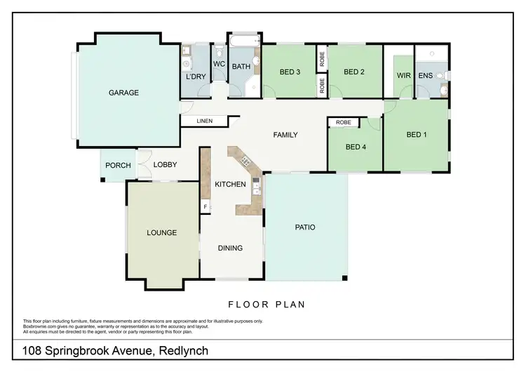 Floorplan of Homely house listing, 108 Springbrook Avenue, Redlynch QLD 4870