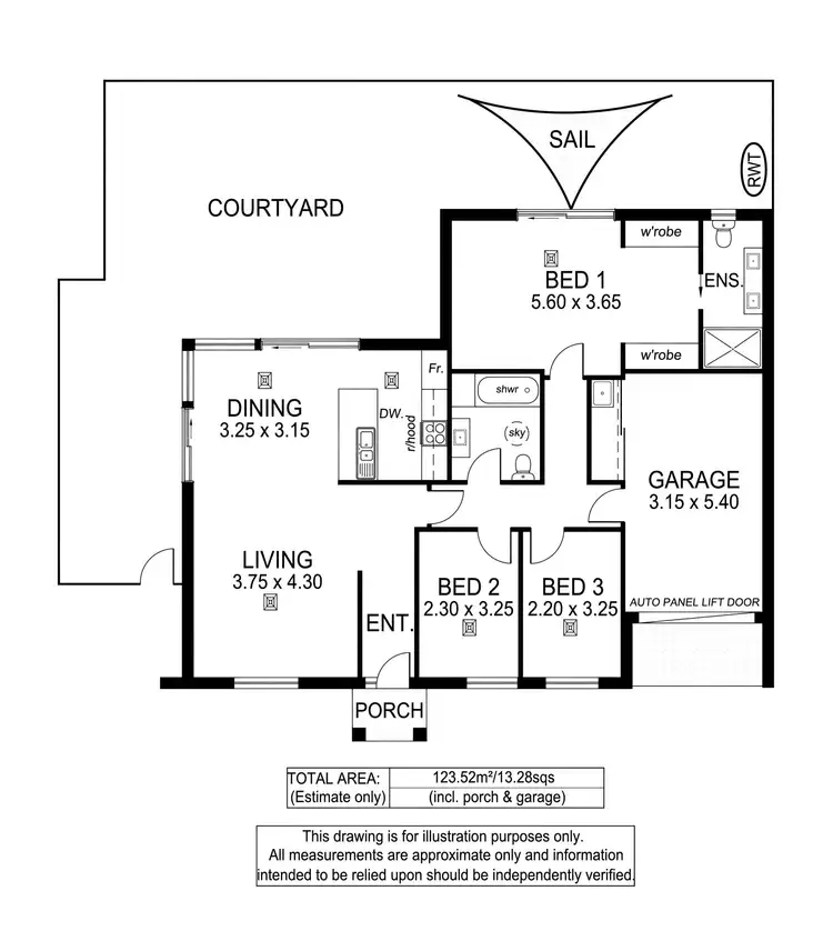 Floorplan of Homely house listing, 22 Beaumont Street, Clovelly Park SA 5042