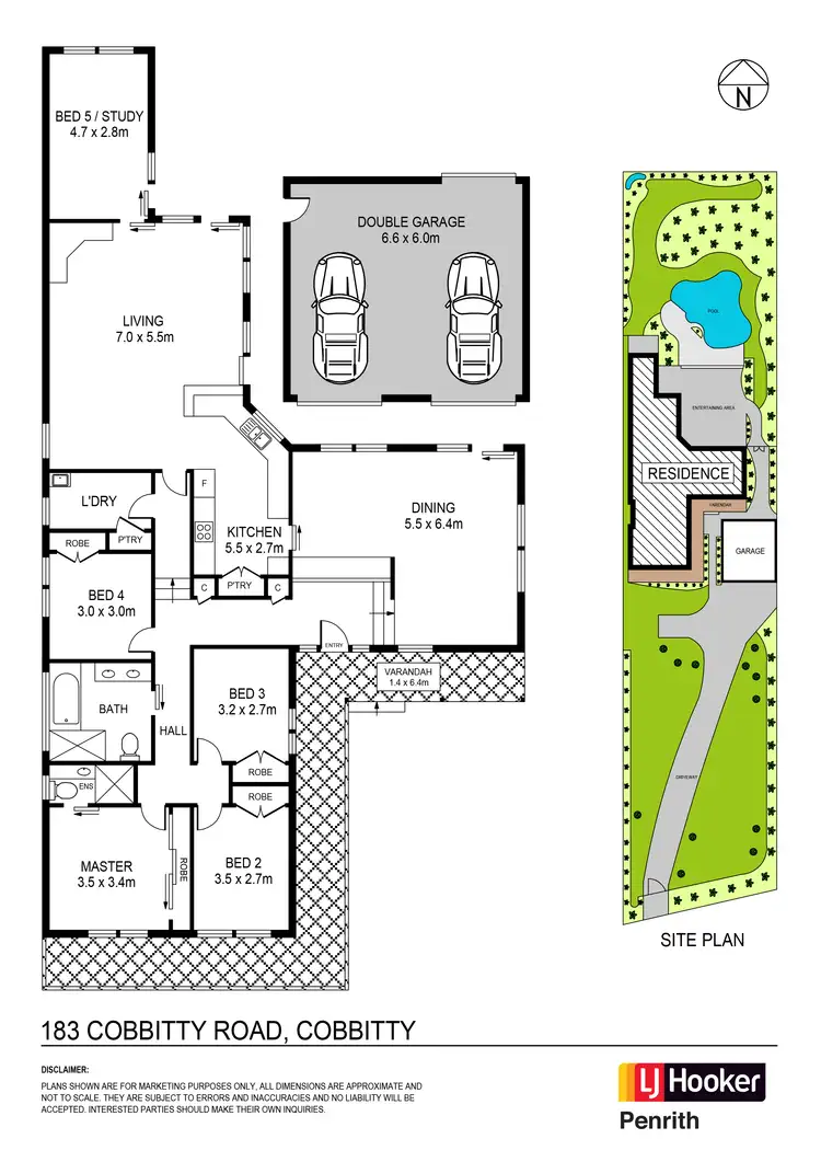 Floorplan of Homely house listing, 183 Cobbitty Road, Cobbitty NSW 2570