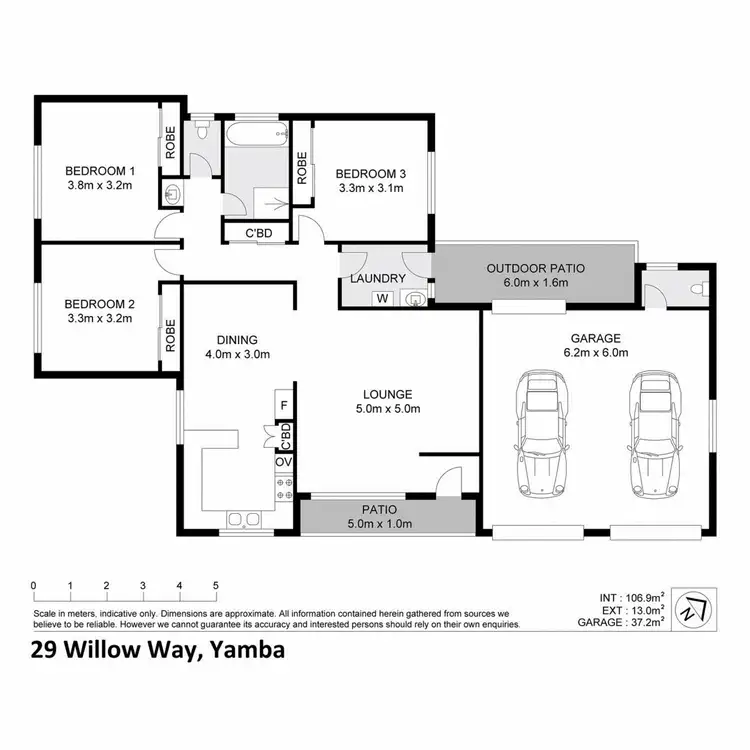 Floorplan of Homely house listing, 29 Willow Way, Yamba NSW 2464