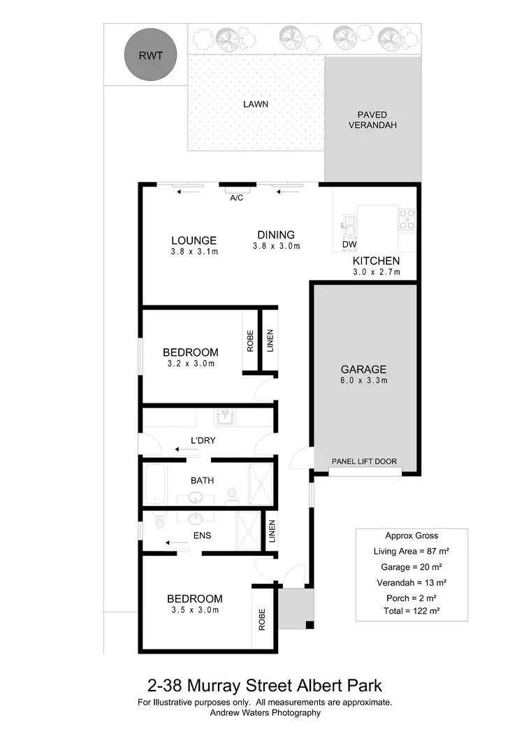 Floorplan of Homely house listing, 2/38 Murray Street, Albert Park SA 5014