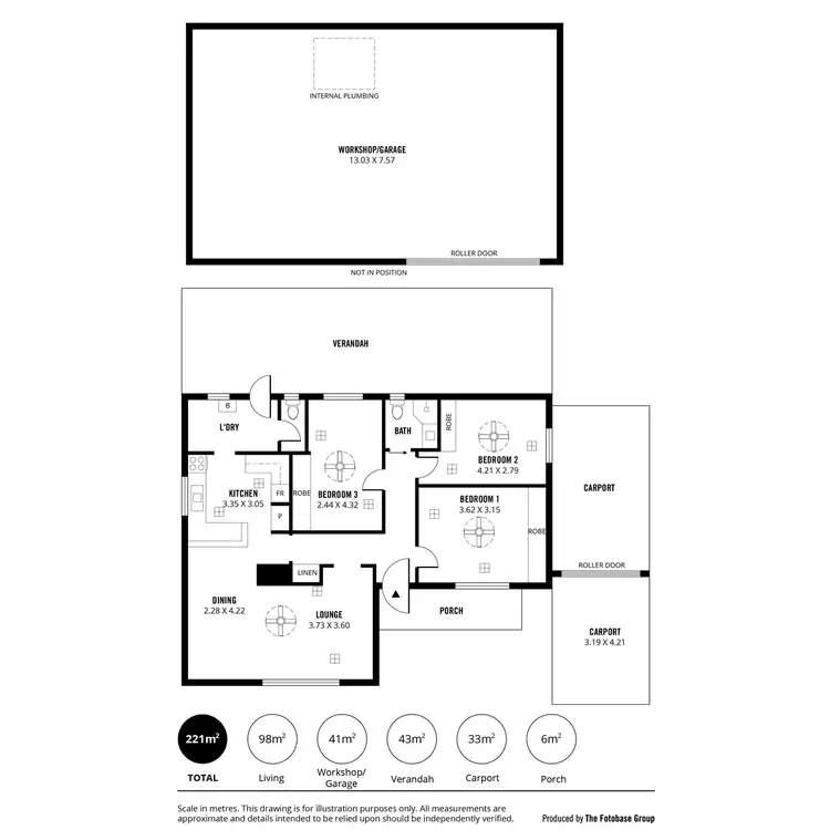 Floorplan of Homely house listing, 44 Harvey Road, Elizabeth South SA 5112