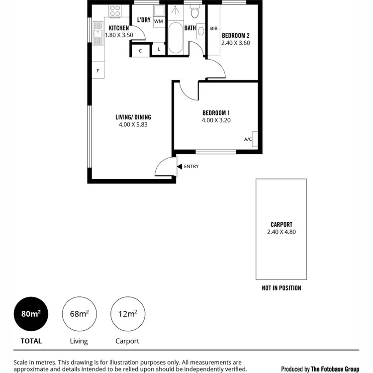 Floorplan of Homely unit listing, 9/10 Swan Avenue, Klemzig SA 5087