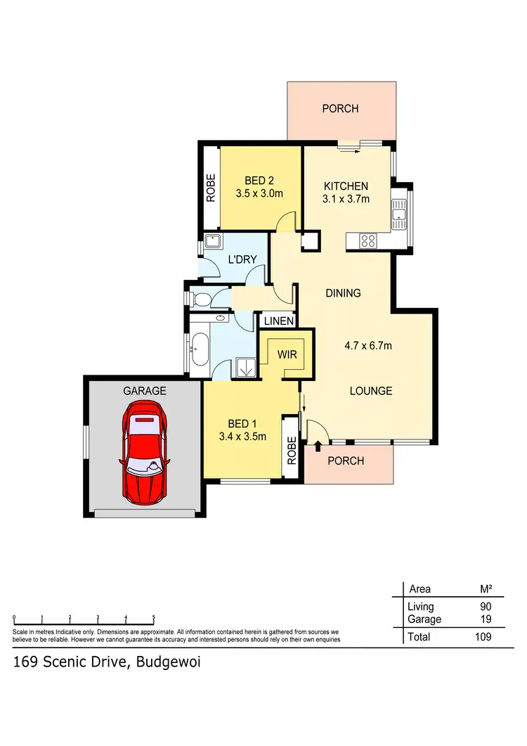 Floorplan of Homely house listing, 169 Scenic Drive, Budgewoi NSW 2262