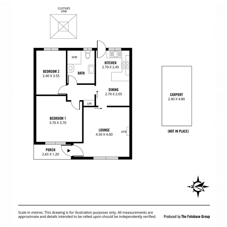 Floorplan of Homely unit listing, 4/2 Tennyson Street, Kurralta Park SA 5037