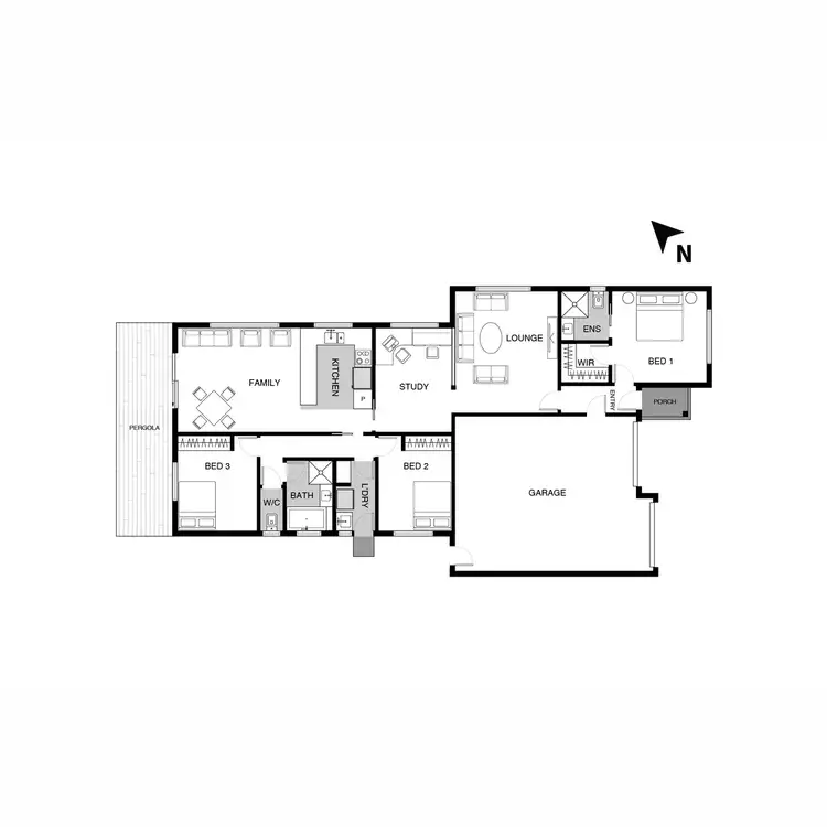 Floorplan of Homely house listing, 22 Gunyan Place, Ngunnawal ACT 2913