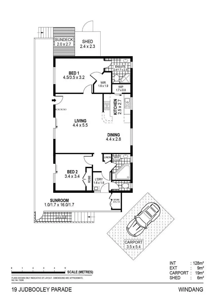 Floorplan of Homely other listing, 122/19 Judbooley Parade, Windang NSW 2528