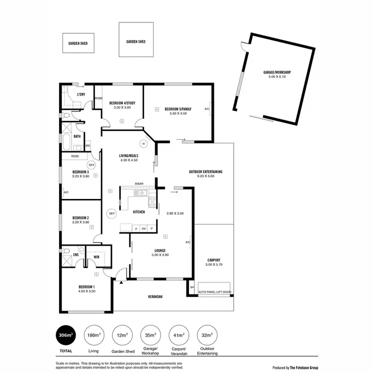 Floorplan of Homely house listing, 9 Graue Court, Willaston SA 5118