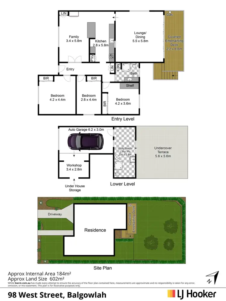 Floorplan of Homely house listing, 98 West Street, Balgowlah NSW 2093
