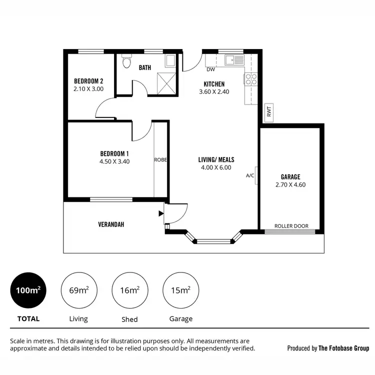Floorplan of Homely unit listing, 4/8 Balkissoch Road, Torrens Park SA 5062