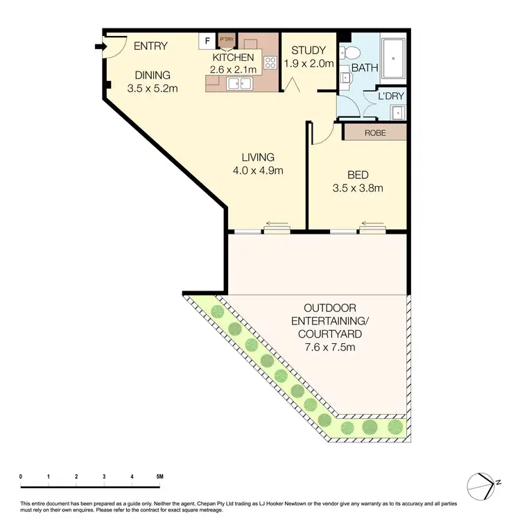 Floorplan of Homely apartment listing, 20/20 Eve Street, Erskineville NSW 2043