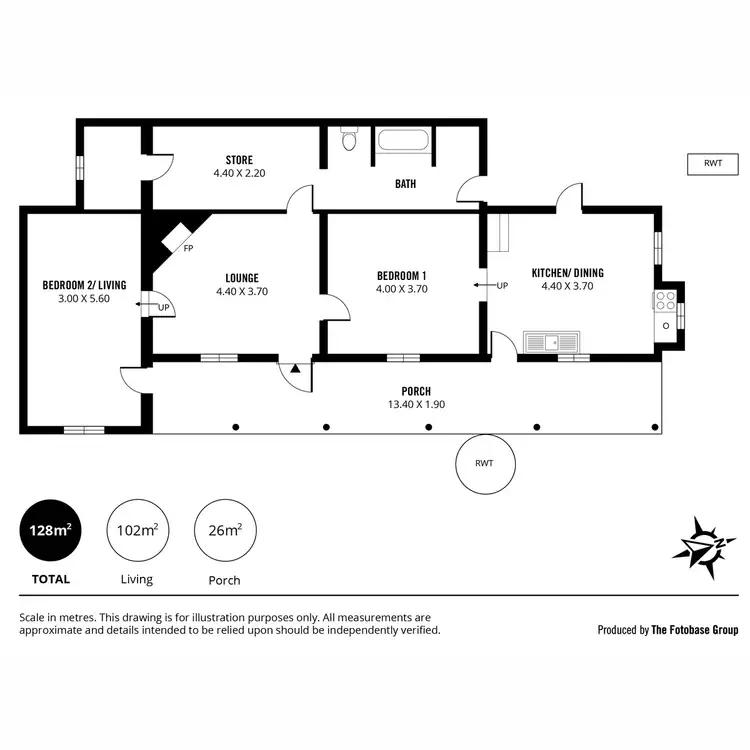 Floorplan of Homely other listing, 80B Valley Road, Montacute SA 5134