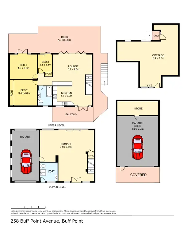 Floorplan of Homely house listing, 258 Buff Point Avenue, Buff Point NSW 2262