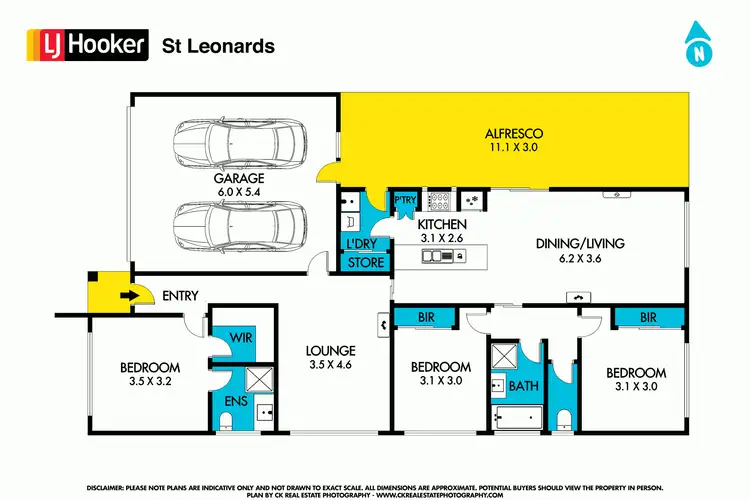Floorplan of Homely house listing, 18 Pardolote Crescent, St Leonards VIC 3223
