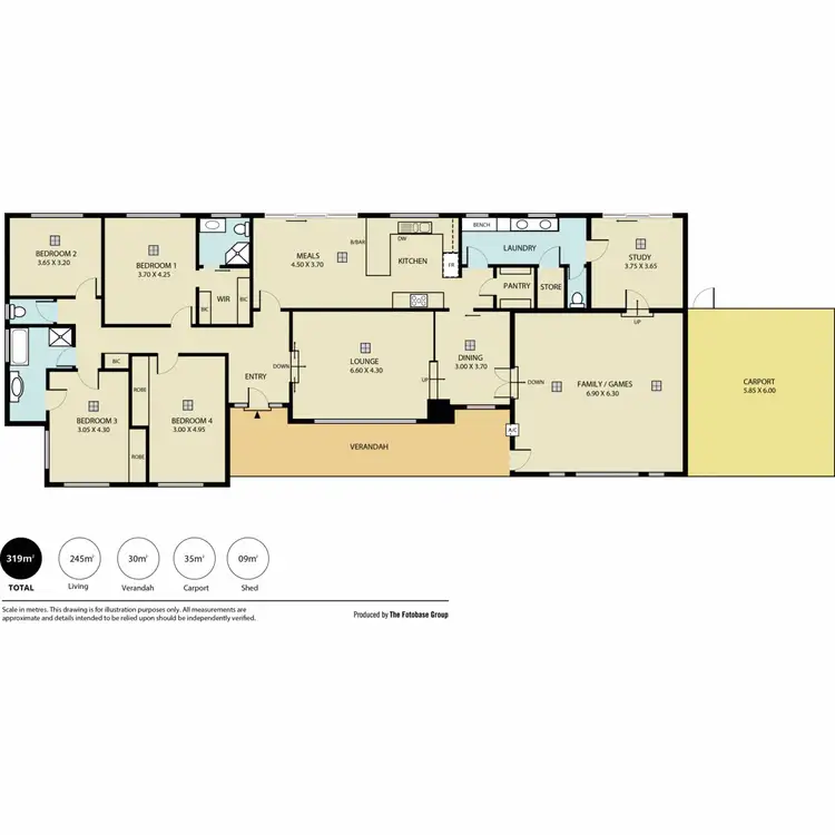 Floorplan of Homely house listing, 26 Ferrier Avenue, Fairview Park SA 5126