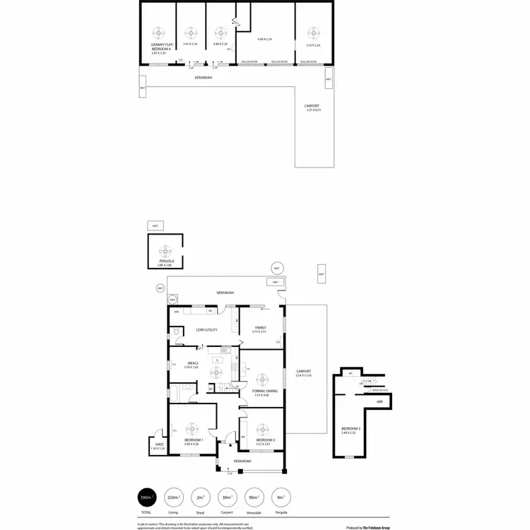 Floorplan of Homely house listing, 30 Allen Avenue, Brooklyn Park SA 5032