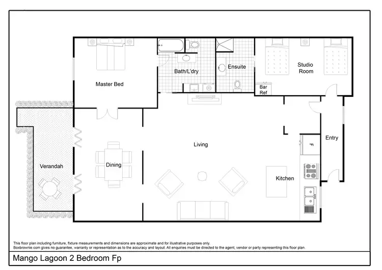 Floorplan of Homely apartment listing, Apartment 33/81-85 Cedar Road, Palm Cove QLD 4879