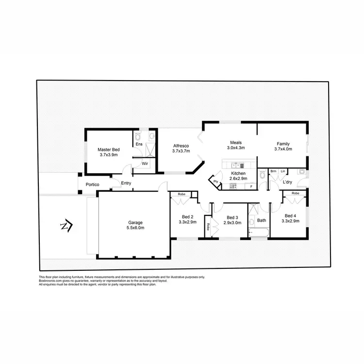 Floorplan of Homely house listing, 28 Brimstone Drive, Tarneit VIC 3029