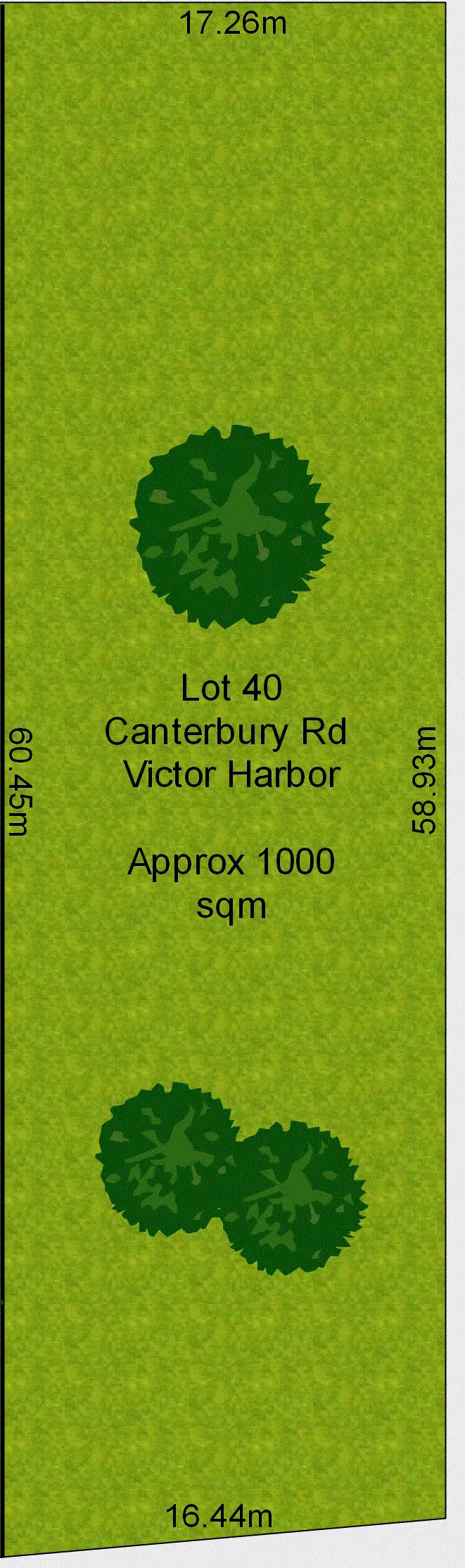 Floorplan of Homely land listing, Lot 40 Canterbury Road, Victor Harbor SA 5211