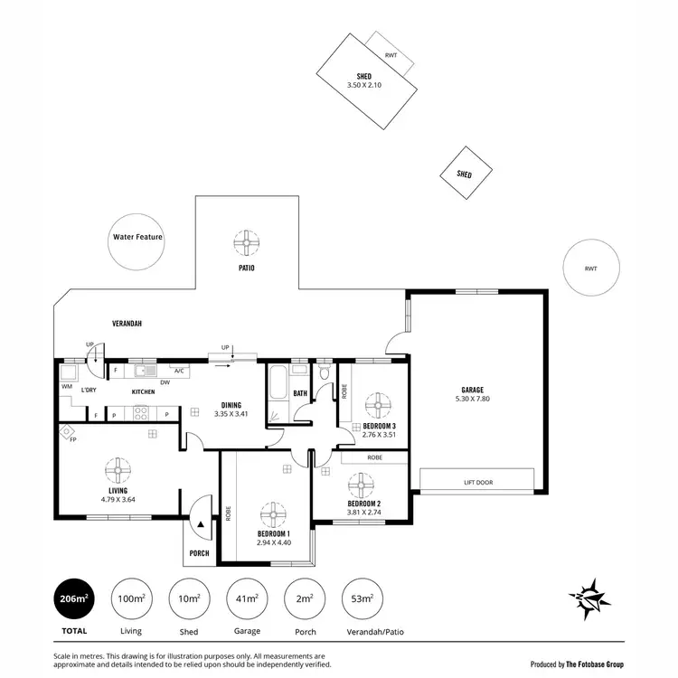 Floorplan of Homely house listing, 46 Bolivar Road, Salisbury North SA 5108