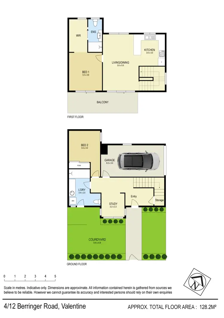 Floorplan of Homely townhouse listing, 4/12 Berringar Road, Valentine NSW 2280
