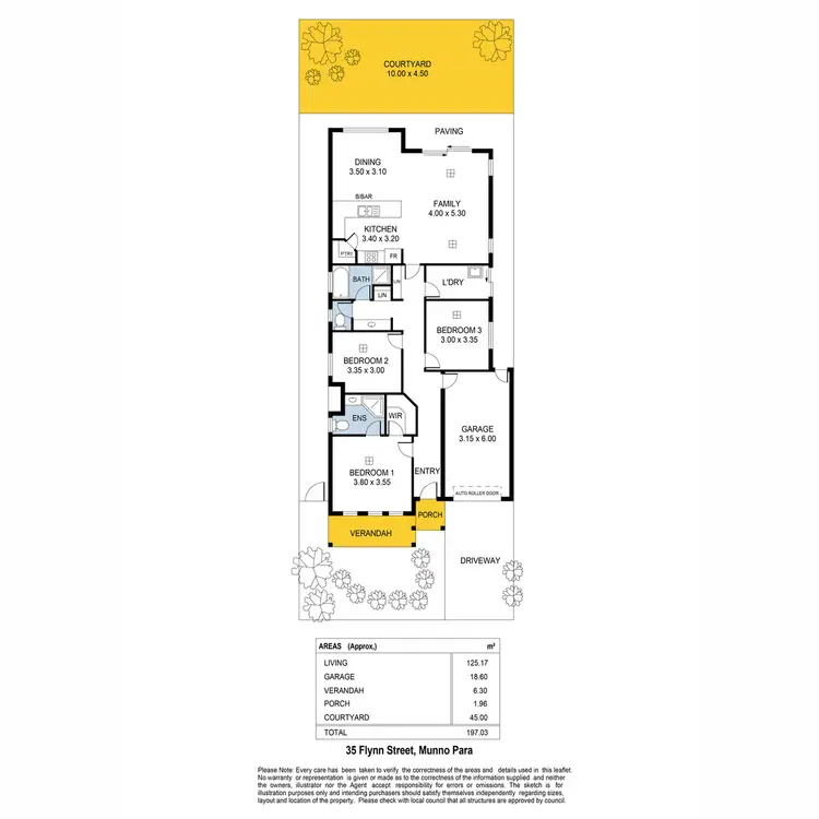 Floorplan of Homely house listing, 35 Flynn Street, Munno Para SA 5115