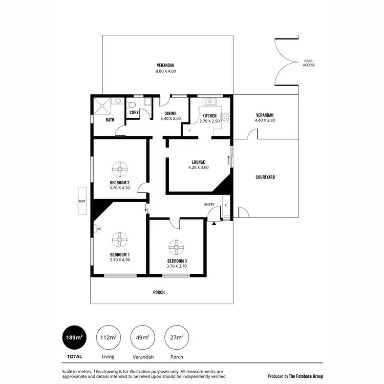 Floorplan of Homely house listing, 10 Bolton Avenue, Devon Park SA 5008
