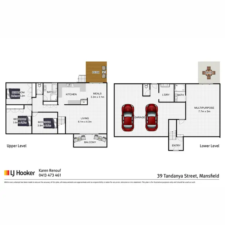Floorplan of Homely house listing, 39 Tandanya Street, Mansfield QLD 4122