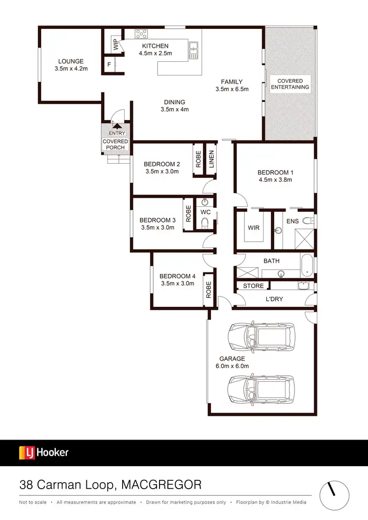 Floorplan of Homely house listing, 38 Carman Loop, Macgregor ACT 2615