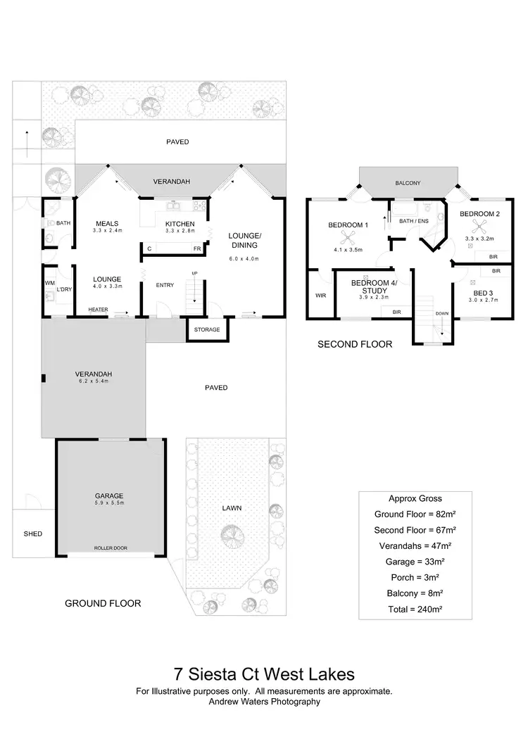 Floorplan of Homely house listing, 7 Siesta Court, West Lakes SA 5021