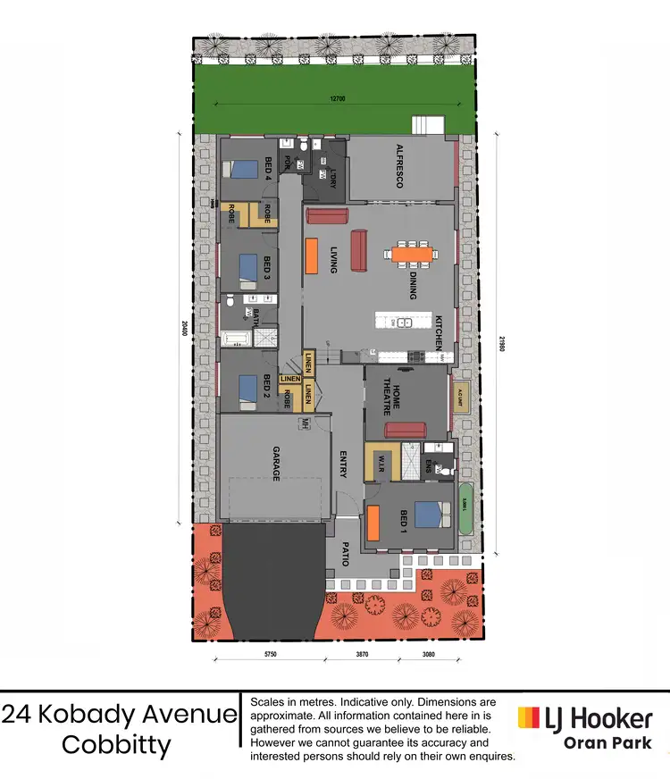 Floorplan of Homely house listing, 24 Kobady Avenue, Cobbitty NSW 2570