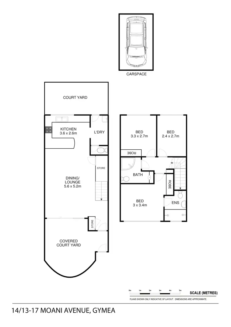 Floorplan of Homely townhouse listing, 14/13-17 Moani Ave, Gymea NSW 2227