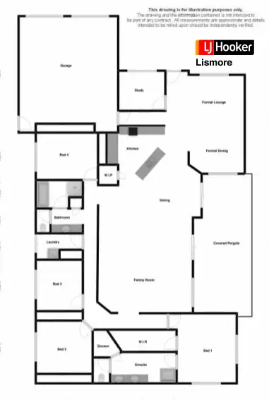 Floorplan of Homely house listing, 8 Corinne Place, Goonellabah NSW 2480