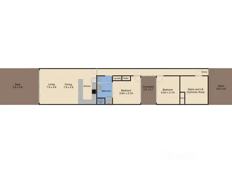 Floorplan of Homely house listing, Unit 1/20 Beaton Place, Inverloch VIC 3996