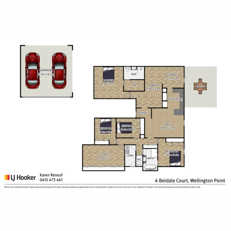 Floorplan of Homely house listing, 4 Beldale Court, Wellington Point QLD 4160
