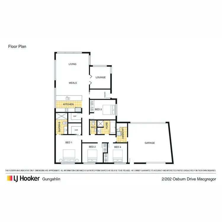 Floorplan of Homely house listing, 2 Luther Place, Macgregor ACT 2615