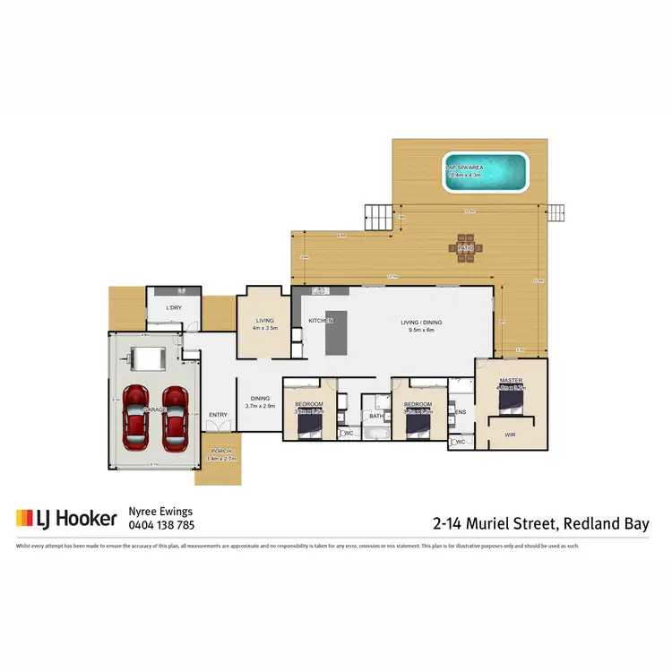 Floorplan of Homely house listing, 2-14 Muriel Street, Redland Bay QLD 4165