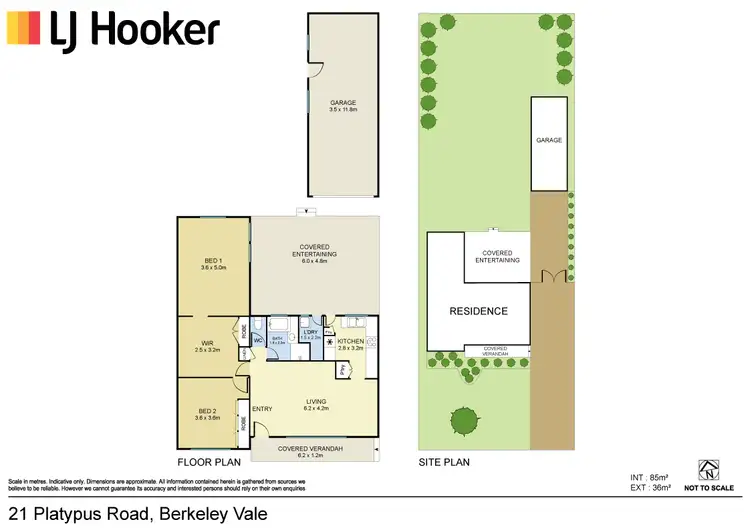 Floorplan of Homely house listing, 21 Platypus Road, Berkeley Vale NSW 2261
