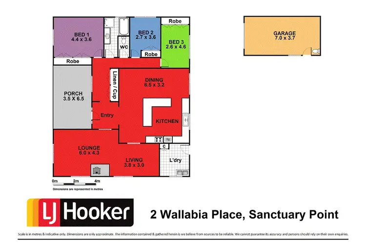 Floorplan of Homely house listing, 2 Wallabia Place, Sanctuary Point NSW 2540