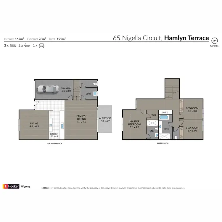 Floorplan of Homely house listing, 65 Nigella Circuit, Hamlyn Terrace NSW 2259