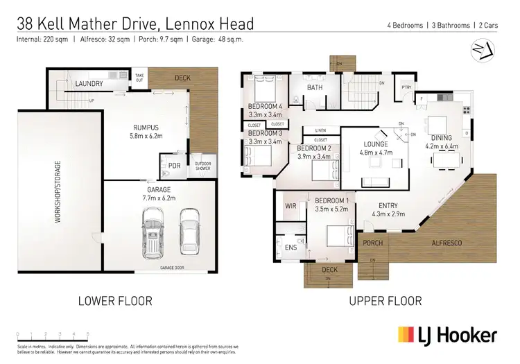 Floorplan of Homely house listing, 38 Kell Mather Drive, Lennox Head NSW 2478