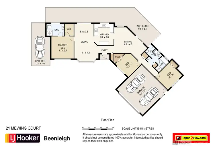 Floorplan of Homely house listing, 21 Mewing Court, Windaroo QLD 4207